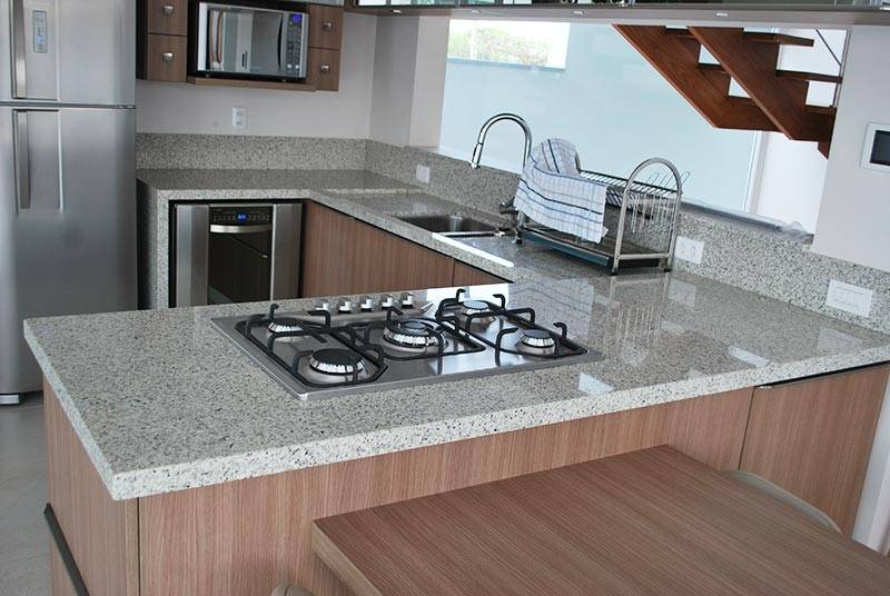 Bancadas de Mármore para Cozinha Ribeirão Preto - Bancada em Porcelanato