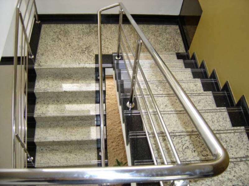 Empresa de Escada de Granito São Lourenço da Serra - Escada com Mármore Bege Bahia