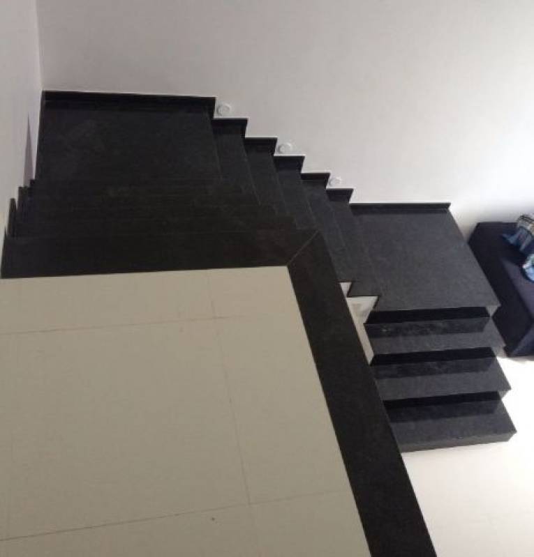 Quanto Custa Escada de Granito Preto Vila Prudente - Escada de Granito Branco