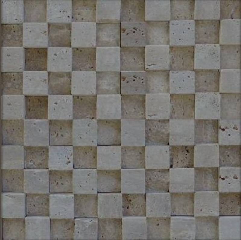 Revestimento de Parede em Mármore Capão Redondo - Revestimento Mosaico de Pedra