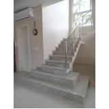 empresa de escada de granito branco Anália Franco